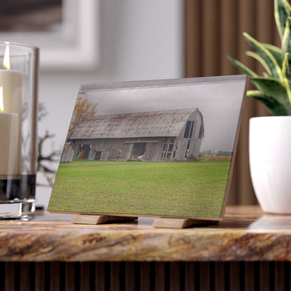 U R There Photography Bradford Road Grey Rustic Farmhouse Decorative Ceramic Tile