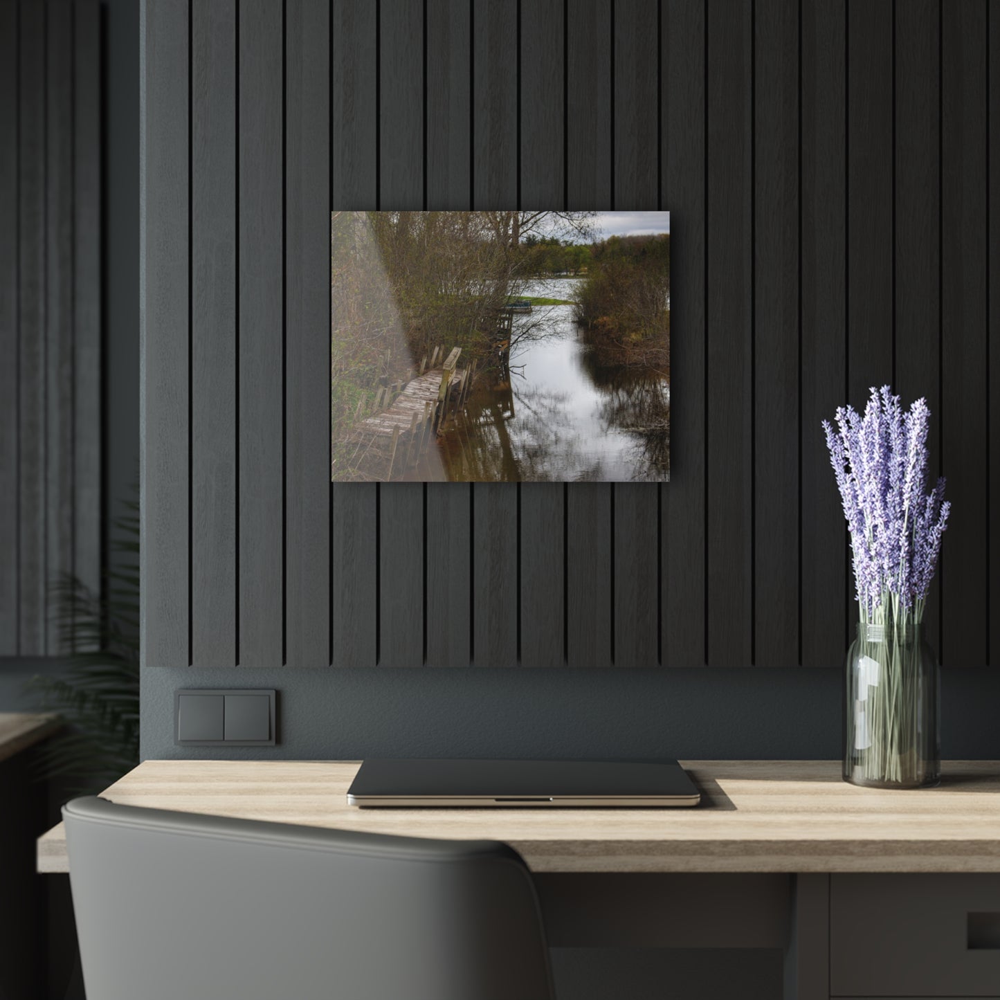 U R There Photography Private Pathways Rustic Farmhouse Acrylic Wall Print