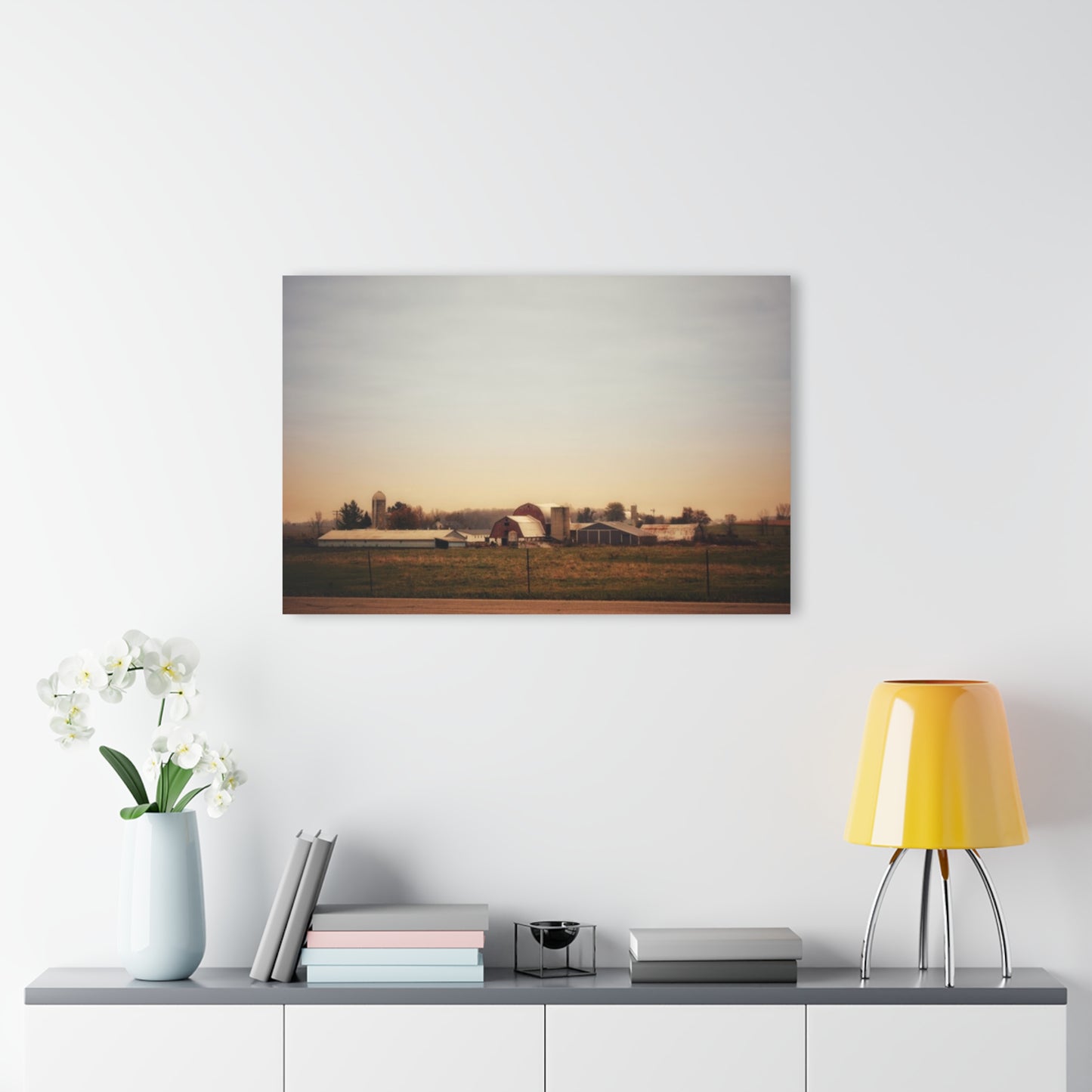 U R There Photography Marlette Road Farm II Rustic Farmhouse Acrylic Wall Print