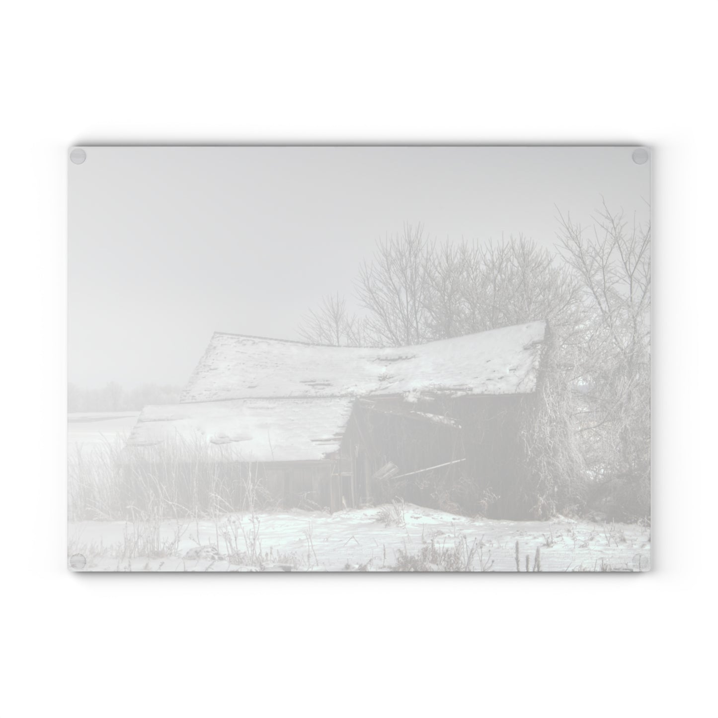 Barn Boutique Rustic Tempered-Glass Cutting Board| Grey Shacks of Mayville