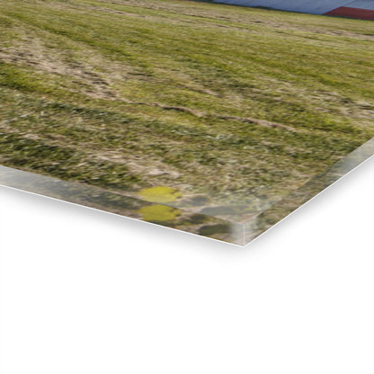 U R There Photography Havens Road Grey Rustic Farmhouse Acrylic Wall Print