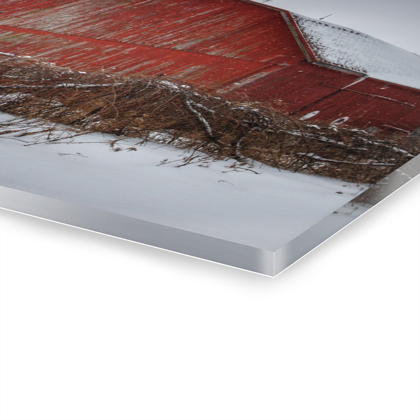 U R There Photography Hadley Road Barn at the Bend Rustic Farmhouse Acrylic Wall Print