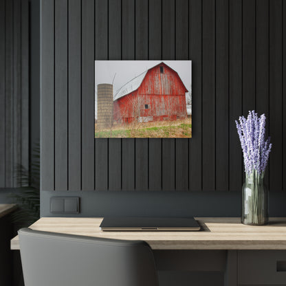 U R There Photography Columbiaville Red 2020 Rustic Farmhouse Acrylic Wall Print