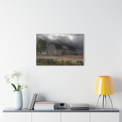 U R There Photography Waterman Road Grey II Rustic Farmhouse Acrylic Wall Print