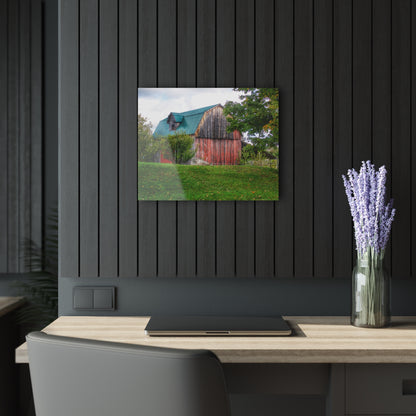 U R There Photography Frances Road Old Red I Rustic Farmhouse Acrylic Wall Print