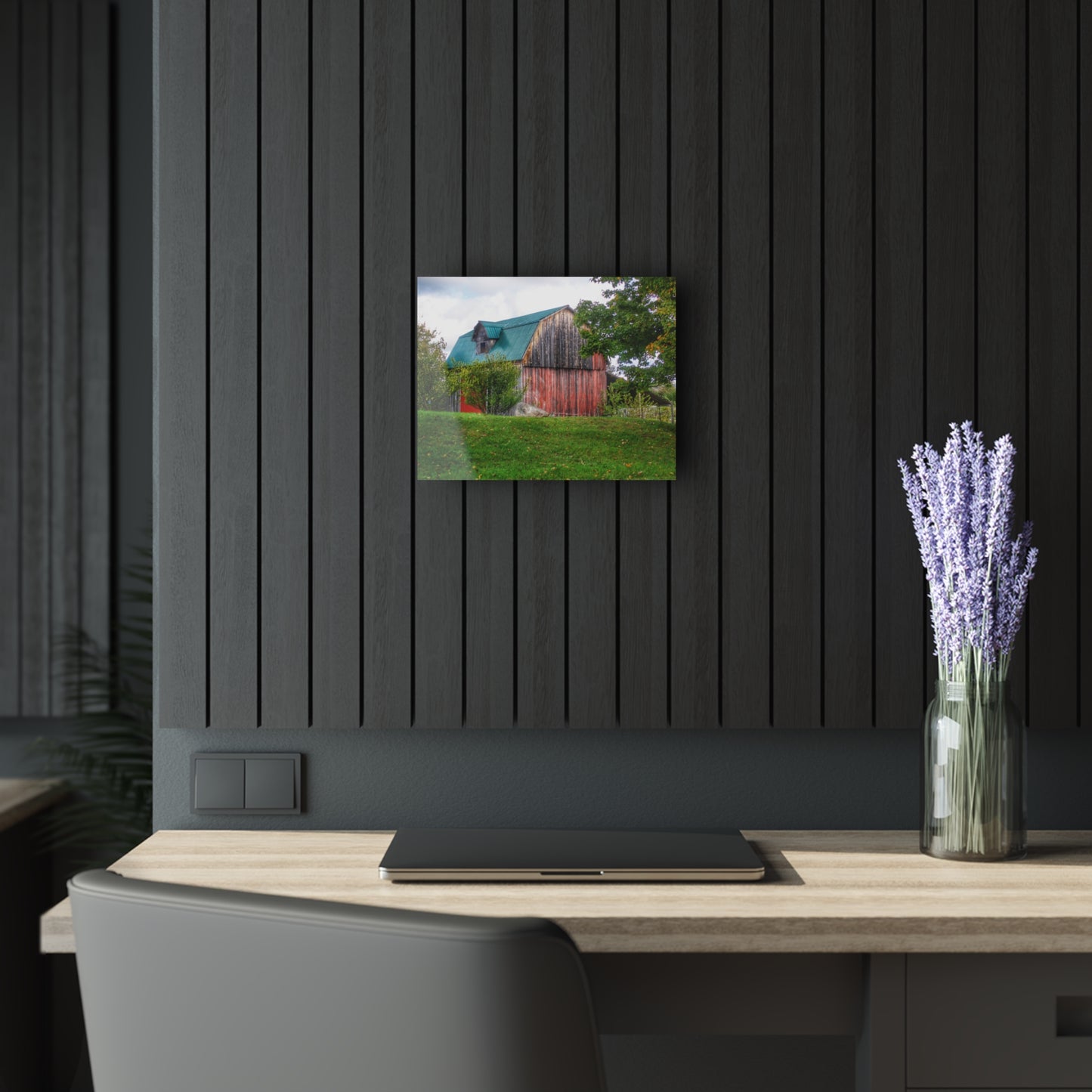 U R There Photography Frances Road Old Red I Rustic Farmhouse Acrylic Wall Print