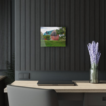 U R There Photography Frances Road Old Red I Rustic Farmhouse Acrylic Wall Print