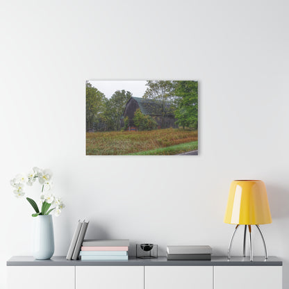 U R There Photography Metamora Road Grey Rustic Farmhouse Acrylic Wall Print