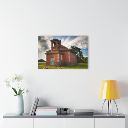 U R There Photography North Grove Road Schoolhouse I Rustic Farmhouse Acrylic Wall Print