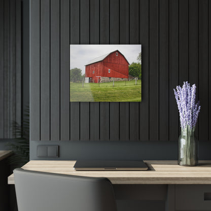 U R There Photography Elba Road Red II Rustic Farmhouse Acrylic Wall Print