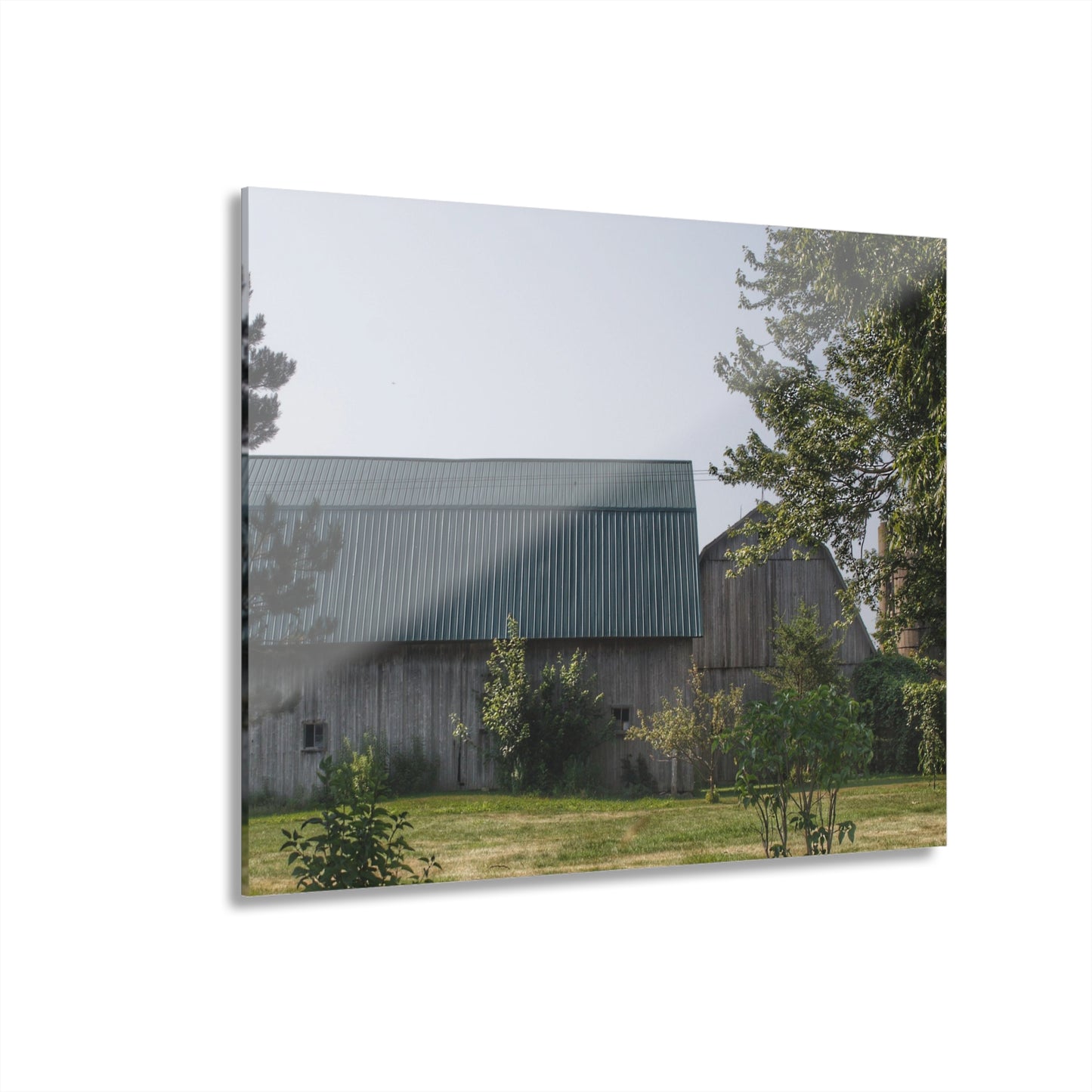 U R There Photography Bordman Road Greys Rustic Farmhouse Acrylic Wall Print