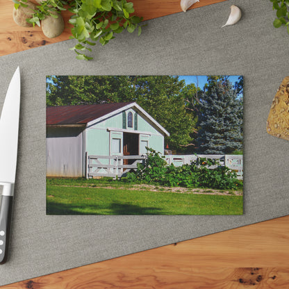 U R There Photography Beyond the Fence on Baldwin Rustic Farmhouse Tempered-Glass Cutting Board