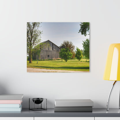 U R There Photography Caro Road Twin Greys II Rustic Farmhouse Acrylic Wall Print