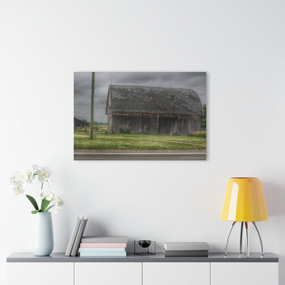 U R There Photography M-24 Elder Grey Rustic Farmhouse Acrylic Wall Print