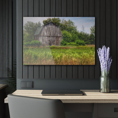 U R There Photography Frankford Road Grey Rustic Farmhouse Acrylic Wall Print