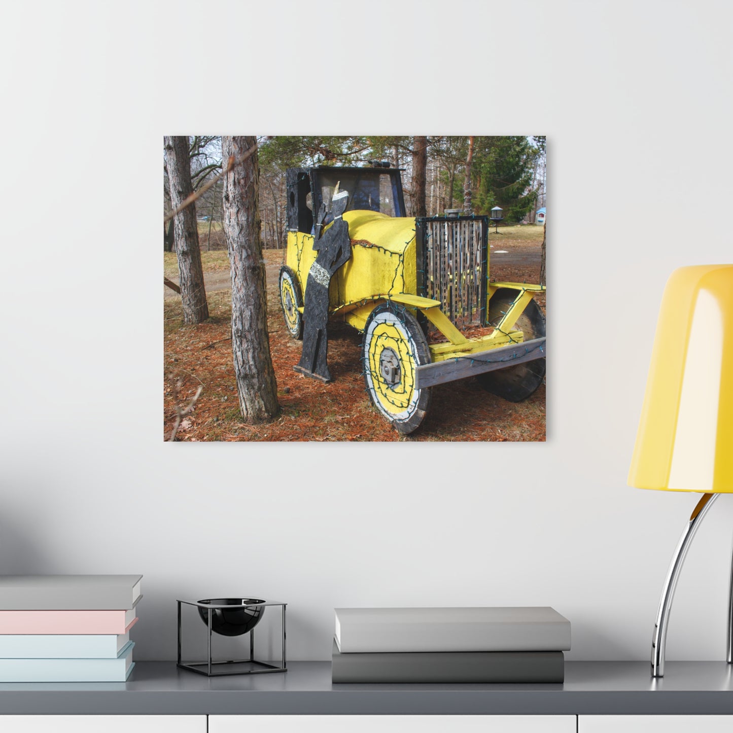 U R There Photography Hickory Place Yard Art II Rustic Farmhouse Acrylic Wall Print