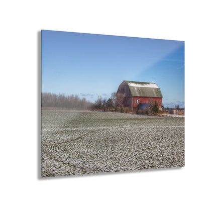 Barn Boutique Modern Farmhouse Acrylic Wall Print| Spring Red III