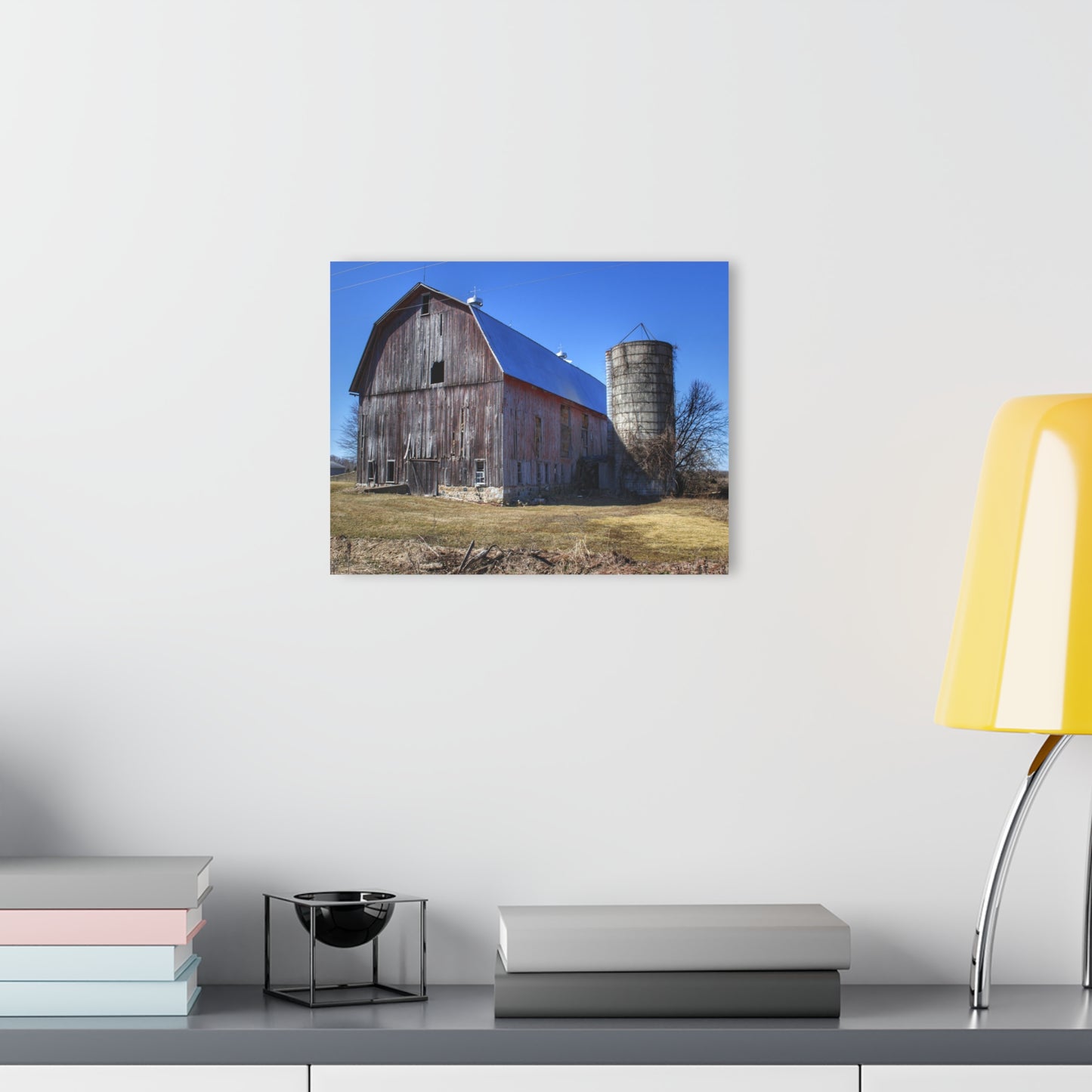 U R There Photography North Irish Red I Rustic Farmhouse Acrylic Wall Print
