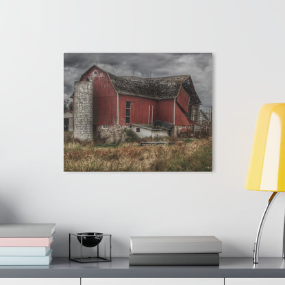 U R There Photography Hurds Corner Red II Rustic Farmhouse Acrylic Wall Print