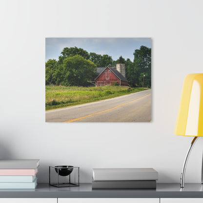 U R There Photography Metamora Red II Rustic Farmhouse Acrylic Wall Print