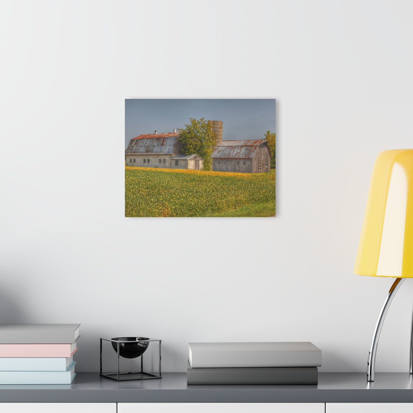 U R There Photography Swaffer Road Duo Rustic Farmhouse Acrylic Wall Print