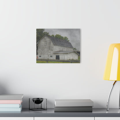 Barn Boutique Modern Farmhouse Acrylic Wall Print| Columbiaville White