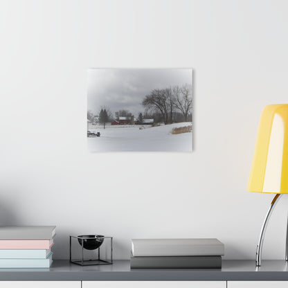 U R There Photography Across the Field on Sandy Lane Rustic Farmhouse Acrylic Wall Print