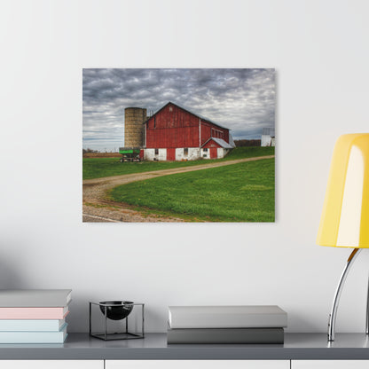 Barn Boutique Modern Farmhouse Acrylic Wall Print| Fostoria Red II