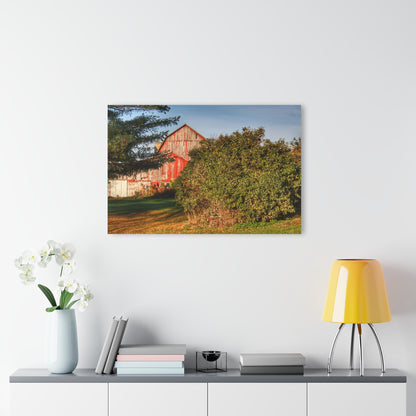 U R There Photography Cade Road Red II Rustic Farmhouse Acrylic Wall Print