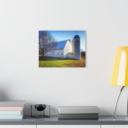 U R There Photography Elba White Rustic Farmhouse Acrylic Wall Print