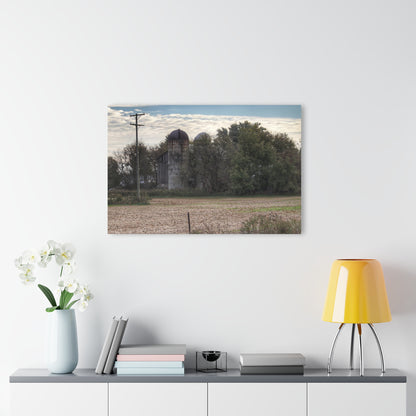 U R There Photography Burnside Road Grey I Rustic Farmhouse Acrylic Wall Print