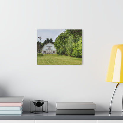 U R There Photography Hunters Creek White Rustic Farmhouse Acrylic Wall Print