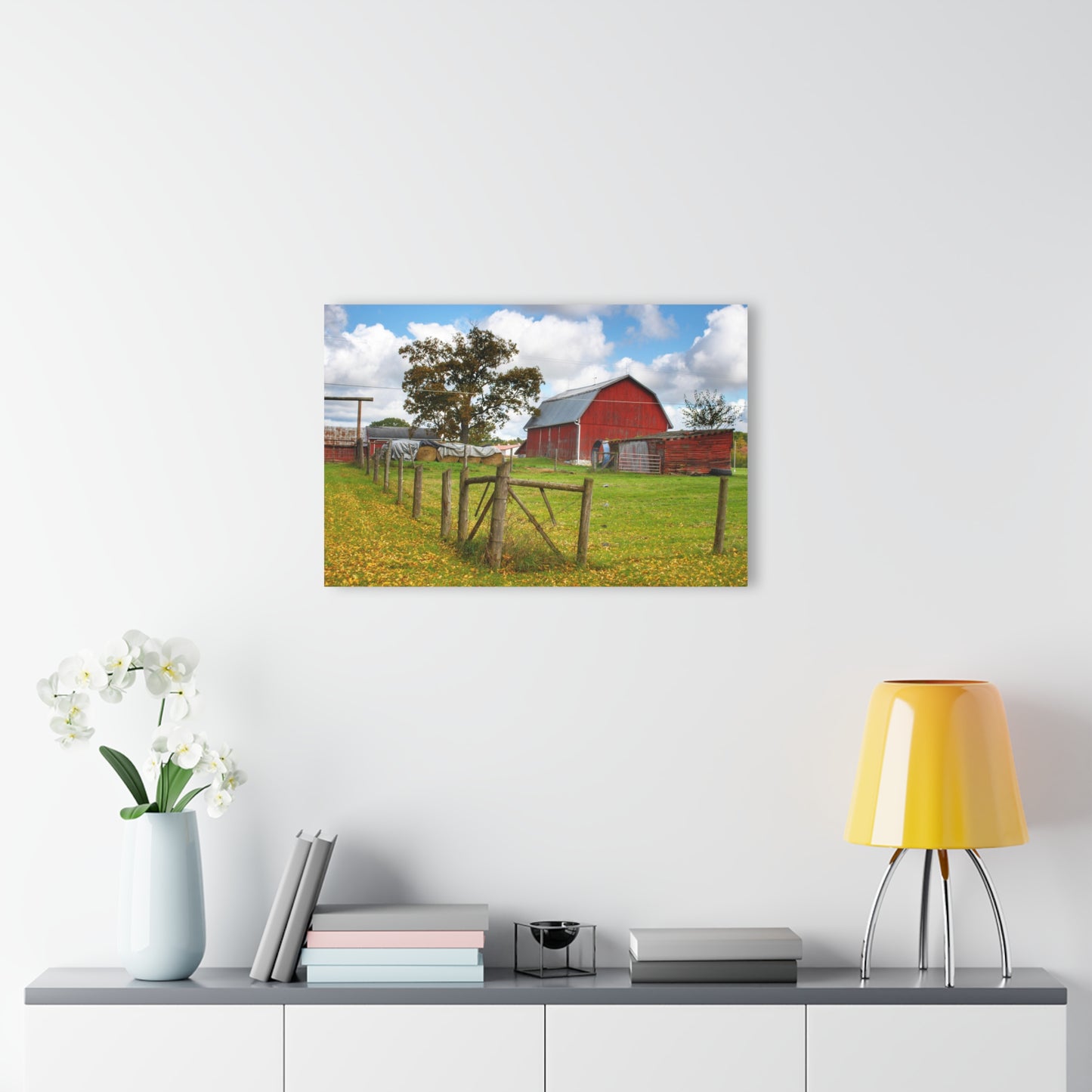 U R There Photography Beyond the Fence on Frances Road Rustic Farmhouse Acrylic Wall Print