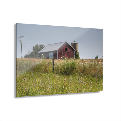 U R There Photography North Lake Pleasant Little Red I Rustic Farmhouse Acrylic Wall Print