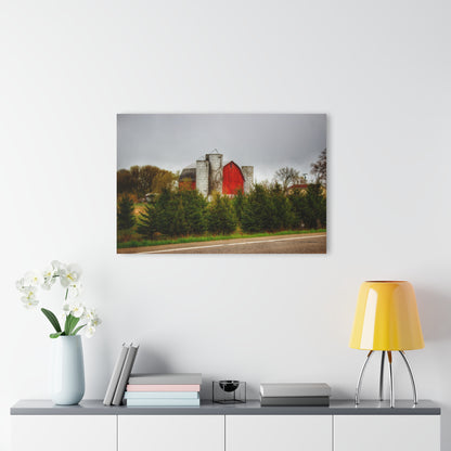 U R There Photography Castle Corner Red II Rustic Farmhouse Acrylic Wall Print