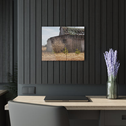 U R There Photography Leix Road Forgotten Grey II Rustic Farmhouse Acrylic Wall Print