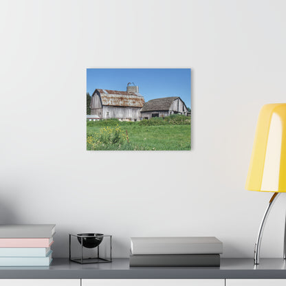 U R There Photography Rusted and Grey on Dodge Road Rustic Farmhouse Acrylic Wall Print