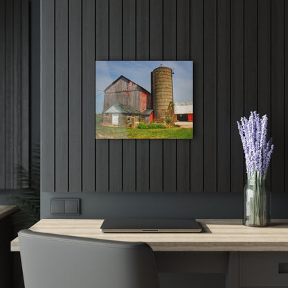 U R There Photography Marlette Red III Rustic Farmhouse Acrylic Wall Print