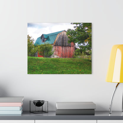 U R There Photography Frances Road Old Red I Rustic Farmhouse Acrylic Wall Print