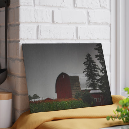 U R There Photography Beyond the Fog on Haines Rustic Farmhouse Tempered-Glass Cutting Board