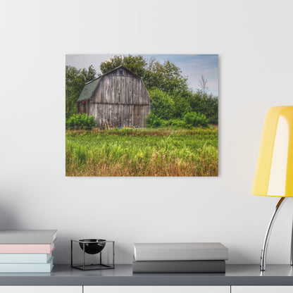 U R There Photography Frankford Road Grey Rustic Farmhouse Acrylic Wall Print