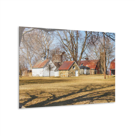 U R There Photography Wolcott Road Farm Rustic Farmhouse Acrylic Wall Print