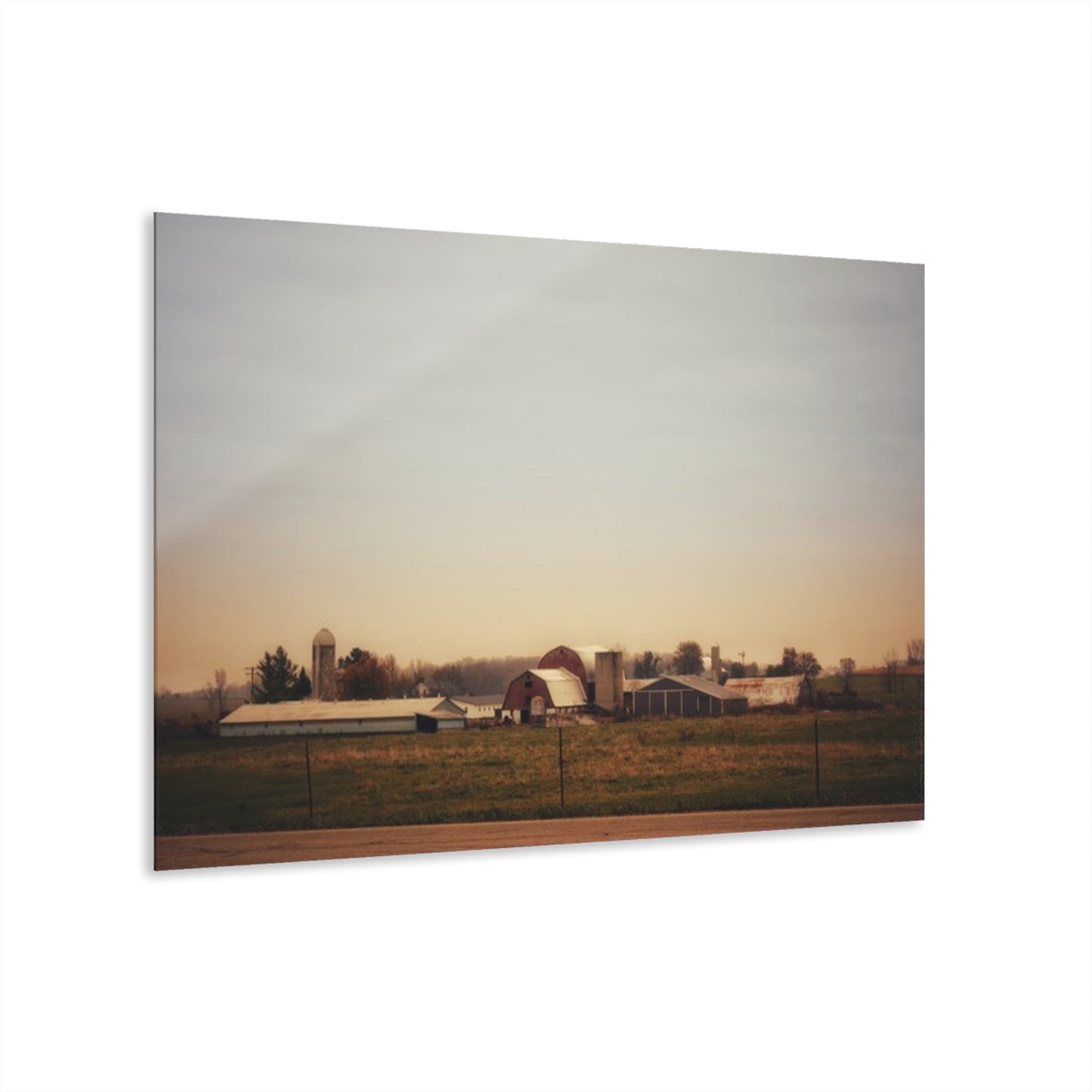 U R There Photography Marlette Road Farm II Rustic Farmhouse Acrylic Wall Print