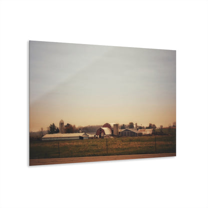 U R There Photography Marlette Road Farm II Rustic Farmhouse Acrylic Wall Print
