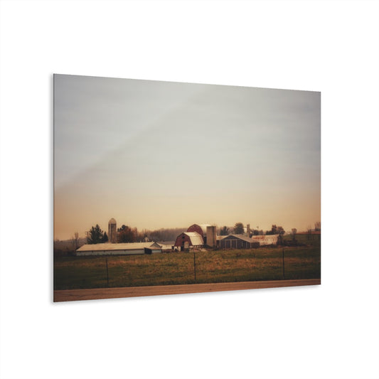 U R There Photography Marlette Road Farm II Rustic Farmhouse Acrylic Wall Print