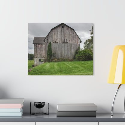 U R There Photography Dequindre Road Grey III Rustic Farmhouse Acrylic Wall Print