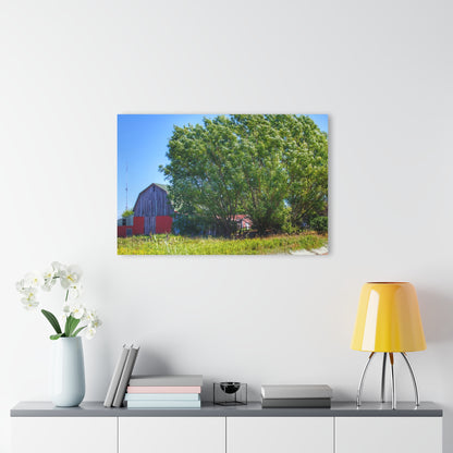 U R There Photography East Farrand Grey Rustic Farmhouse Acrylic Wall Print
