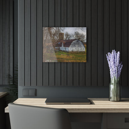 U R There Photography Otter Lake Road White Rustic Farmhouse Acrylic Wall Print