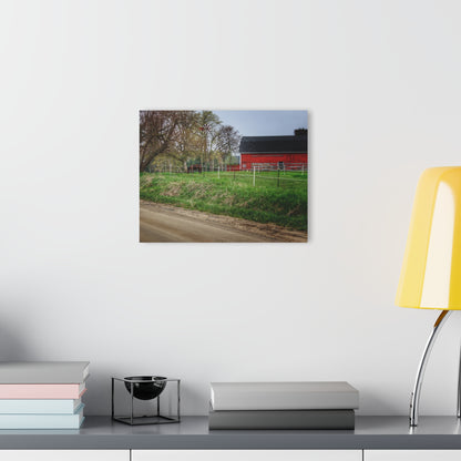 U R There Photography West Lake Road Farm and Filly I Rustic Farmhouse Acrylic Wall Print