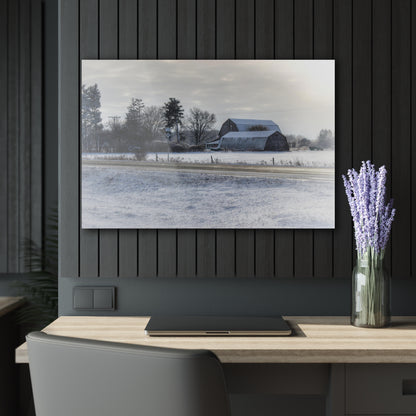 U R There Photography Otter Lake Road Greys Rustic Farmhouse Acrylic Wall Print